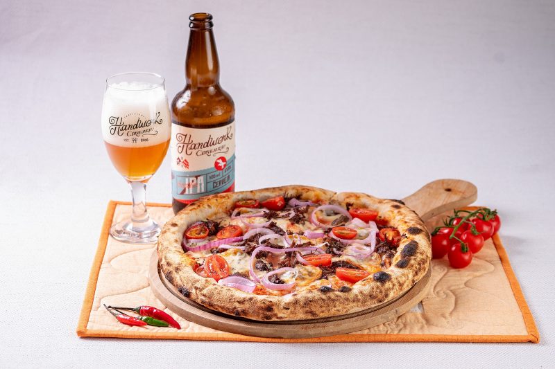 Choperia e Pizzaria Handwerk apresenta o Pizza Moinho Handwerk (Du&iacute;lio Gehrke) – Foto: Divulga&ccedil;&atilde;o ND
