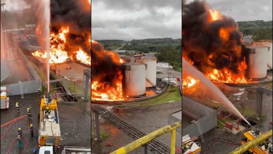 Depósito pega fogo e bombeiros utilizam 3 mil litros de água no combate -  Oeste Mais