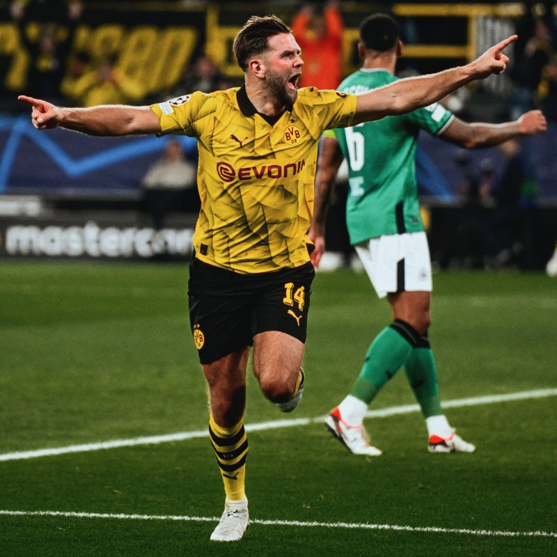 Füllkrug sai para comemorar o gol 