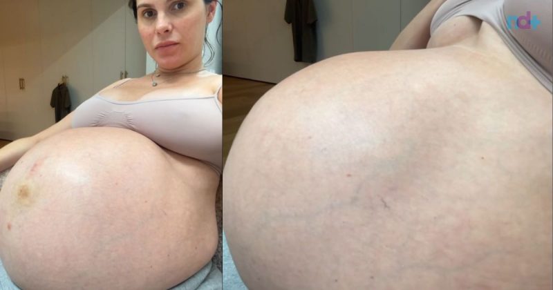 Ex-fazenda publicou v&iacute;deo do barrig&atilde;o – Foto: Reprodu&ccedil;&atilde;o/Internet