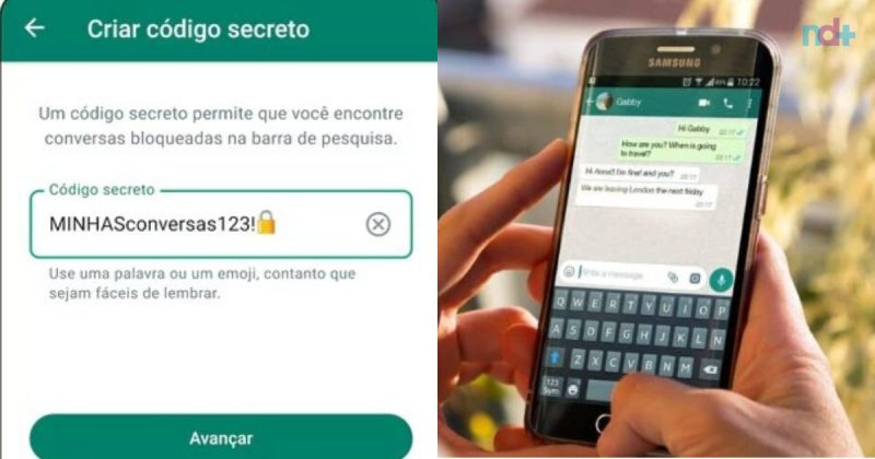Com nova funcionalidade, &eacute; poss&iacute;vel criar uma nova senha para esconder mensagens – Foto: Reprodu&ccedil;&atilde;o/Internet