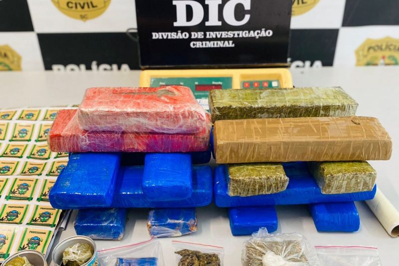 Drogas foram apreendidas em Joinville 