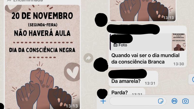 Mensagem foi compartilhada em grupo com vereadores da cidade – Foto: Reprodu&ccedil;&atilde;o/ND