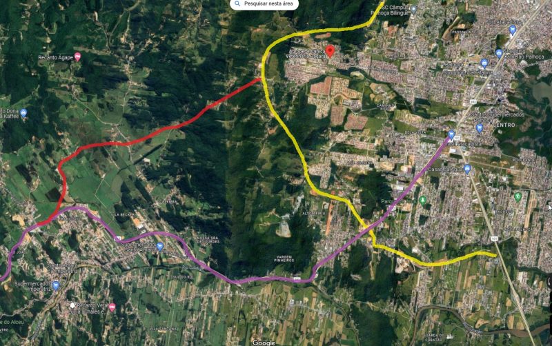 Ideia para o novo Contorno Viário da Grande Florianópolis