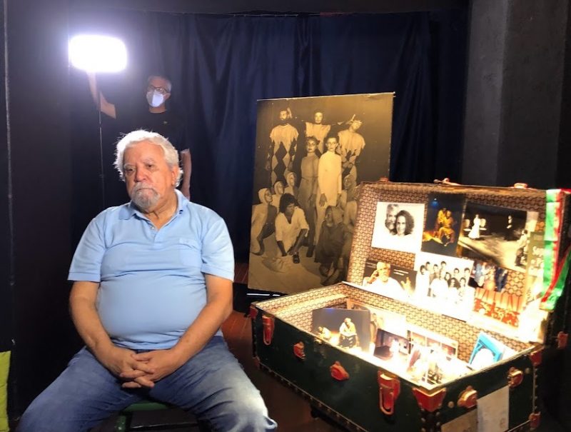 Com oito epis&oacute;dios, a s&eacute;rie “Verve, a arte de interpretar” ser&aacute; exibida nesta quarta-feira, no Teatro Carmen Fossari, na UFSC. Na foto, o ator e diretor &Eacute;dio Nunes – Foto: Contraponto/Divulga&ccedil;&atilde;o