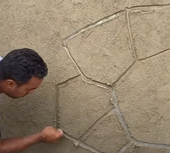 Passo a passo da reforma da parede de pedra - Foto: WDCpinturas/Divulgação/ND