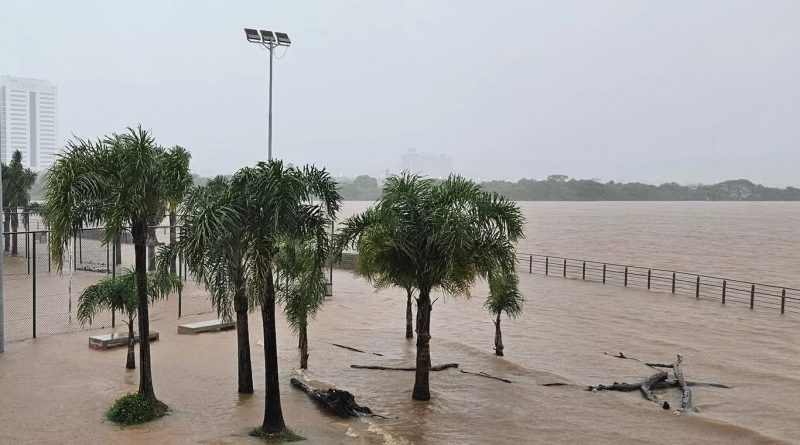 Enchente em Porto Alegre. – Foto: Fernando Oliveira/Reprodu&ccedil;&atilde;o/ND