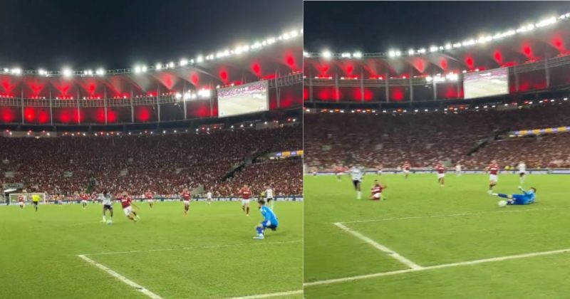 Goleiro do Flamengo foi detonado na web por possível erro em gol do Galo