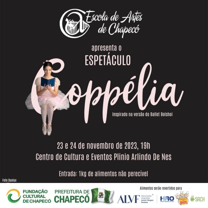 Este evento &eacute; realizado pela Prefeitura de Chapec&oacute;, por meio da Funda&ccedil;&atilde;o Cultural de Chapec&oacute; e organizado pela Escola de Artes de Chapec&oacute;. – Foto: PMC/Reprodu&ccedil;&atilde;o/ND