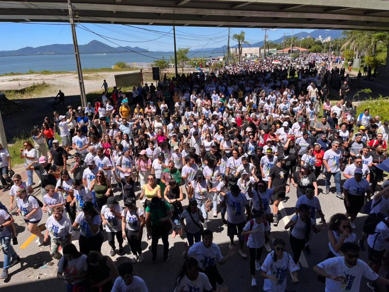 Marcha para Jesus acontece na região continental de Florianópolis