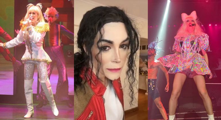 Entre as imita&ccedil;&otilde;es mais conhecidas de Florez, est&atilde;o os cantores Michael Jackson e Lady Gaga, e a apresentadora Xuxa – Foto: Reprodu&ccedil;&atilde;o/Internet