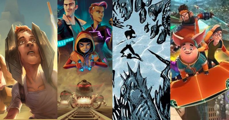 Imagens dos quatro longas-metragens que serão exibidos no festival de cinema AnimaVerso