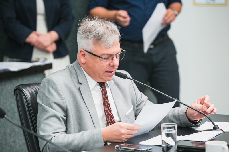Deputado Fabiano da Luz (PT), autor do projeto – Foto: Bruno Colla&ccedil;o/Ag&ecirc;ncia AL/ND