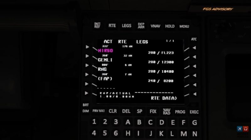 Simula&ccedil;&atilde;o: pilotos seguiram at&eacute; gemli – Foto: Avi&otilde;es e M&uacute;sicas/Reprodu&ccedil;&atilde;o/ND