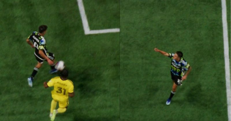 Thiago Almada, tratado como 'novo Messi', faz gol de cavadinha na MLS e sai para comemorar