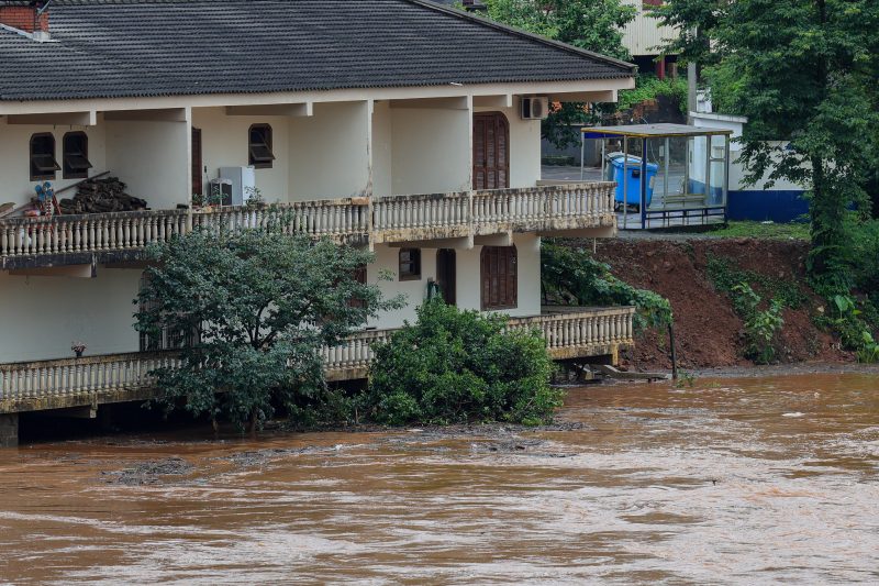 Herval D'Oeste é uma das cidades afetadas pelas chuvas em SC