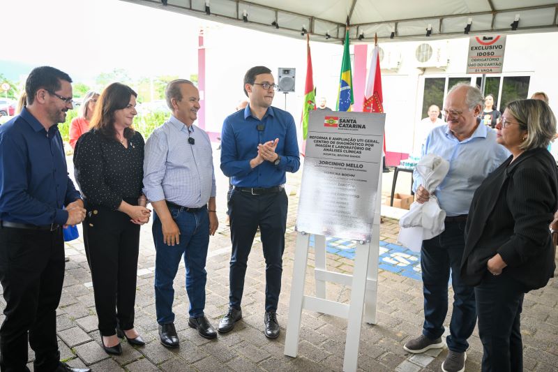 The Government of Santa Catarina invested R$6.6 million in the renovation of the Beatriz Ramos de Indaial hospital - Secom-SC/Governo de Santa Catarina/Reproduction/ND