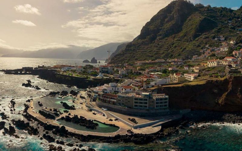 Visão panorâmica da Ilha da Madeira, terra onde Cristiano Ronaldo nasceu e cresceu