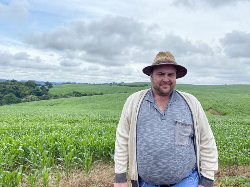 Produtor rural de Faxinal dos Guedes, no Oeste catarinense