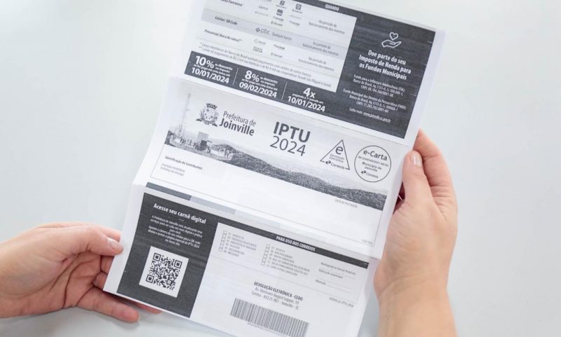 IPTU de Joinville ter&aacute; reajuste de mais de 5% em 2024 – Foto: Prefeitura de Joinville