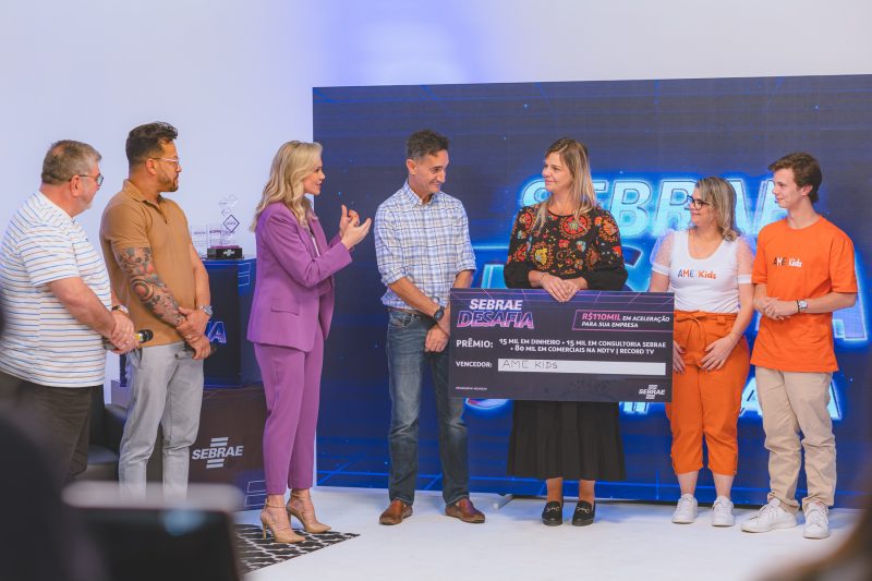 Leonardo Ames, da Ame Kids, é o vencedor da 3ª temporada do Sebrae Desafia