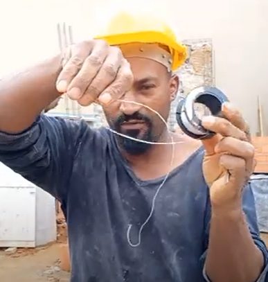 Em vídeo, dicas básicas são demostradas para facilitar o trabalho com as linhas de pedreiro - Foto: RomoniveConstrução/Divulgação/ND