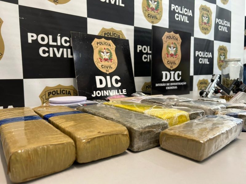 Drogas apreendidas em 21 de novembro pela Opera&ccedil;&atilde;o “Onda de Choque” – Foto: Felipe Bambace/ND