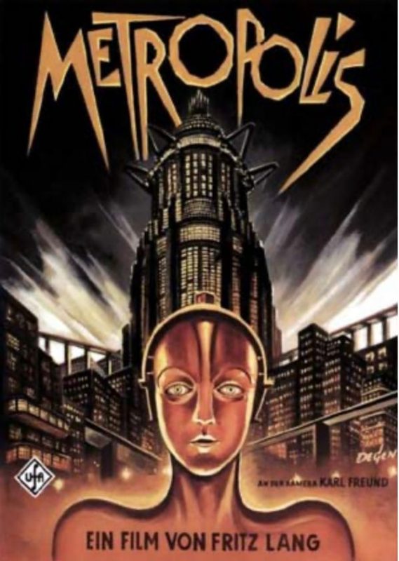 Cartaz do filme Metropolis, do diretor alem&atilde;o Fritz Lang. Obra de 1927 ganha nova trilha do m&uacute;sico Diogo de Haro – Foto: Reprodu&ccedil;&atilde;o