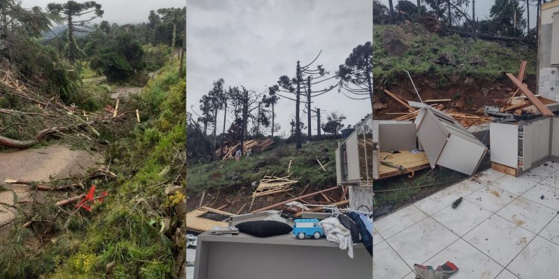 Tornado em Santa Catarina 