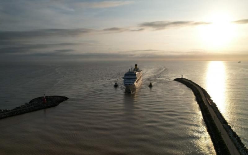 MSC L&iacute;rica atracar&aacute; pela primeira vez em Itaja&iacute;. – Foto: Divulga&ccedil;&atilde;o/Prefeitura de Itaja&iacute;