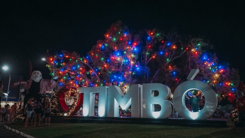 Natal em Timbó conta com decoração especial e diversas atrações