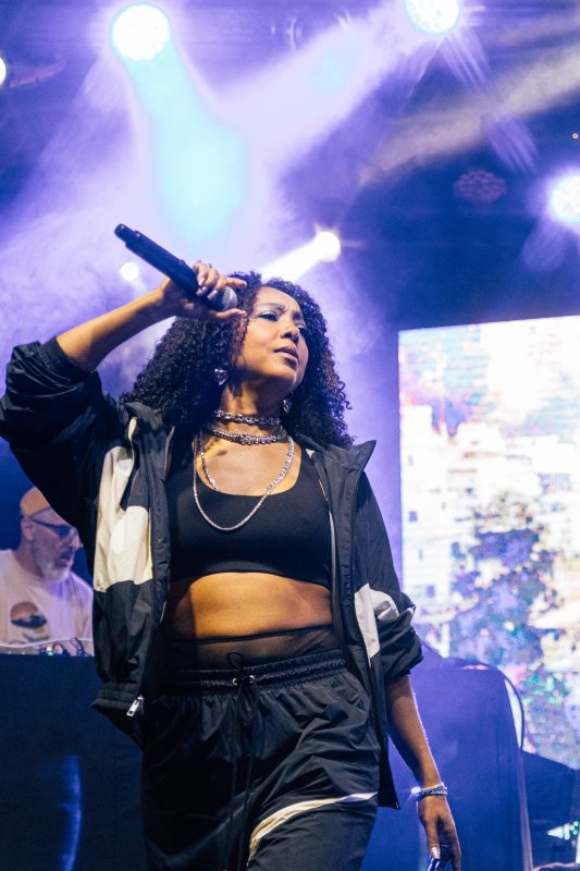 Negra Li agitou a cidade no encerramento do 2&ordm; Street Art Tour – Foto: Bruna Ferreira/ND