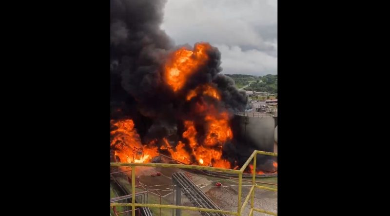 Fuma&ccedil;a avan&ccedil;a na regi&atilde;o – Foto: Corpo de Bombeiros/ND
