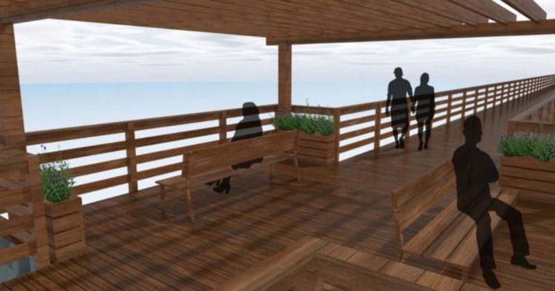 O trapiche da Praia da Saudade faz parte da hist&oacute;ria de Coqueiros – Foto: PMF/Divulga&ccedil;&atilde;o/ND