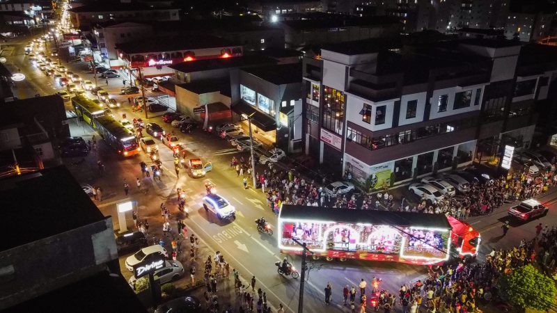 Parada de Natal em Joinville