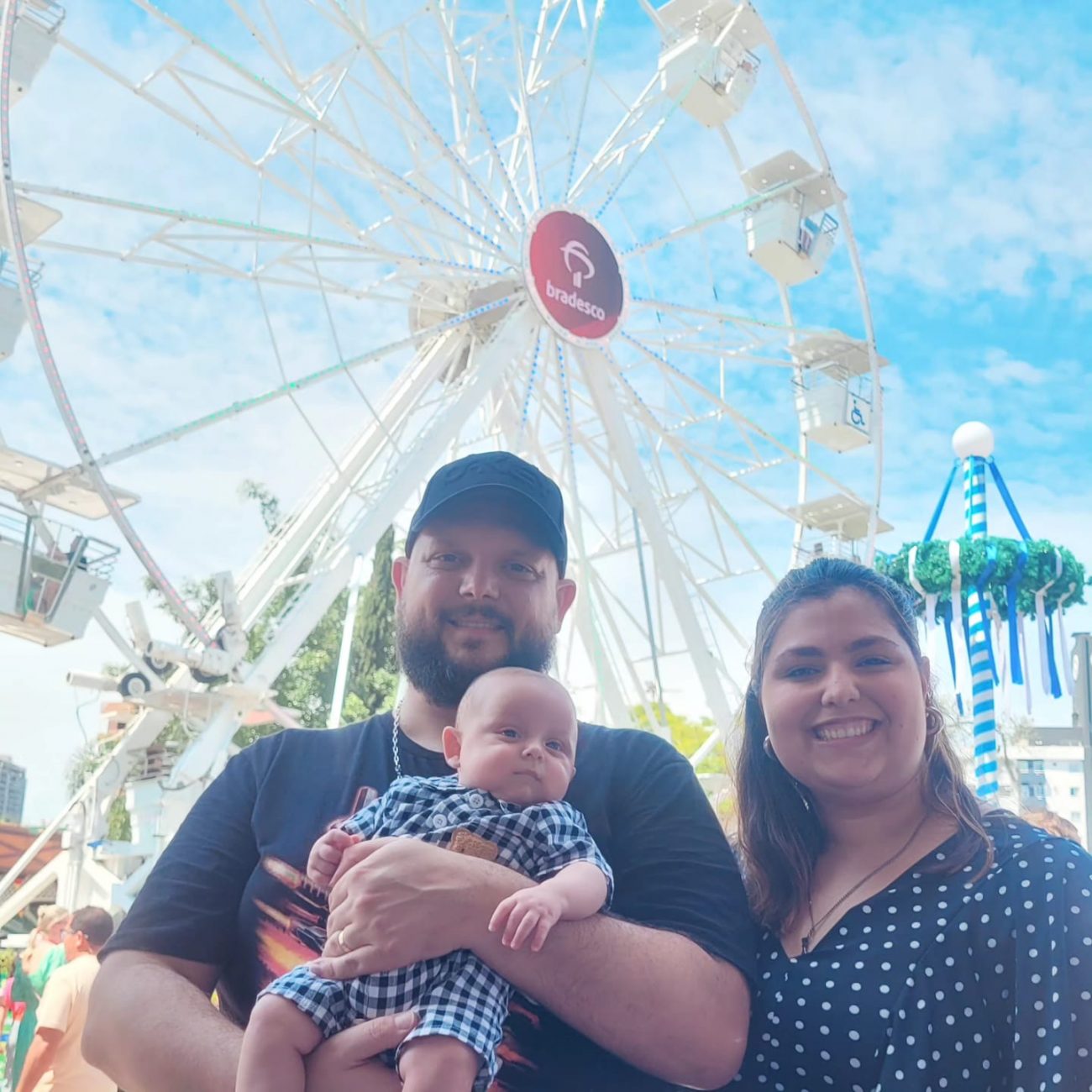 Family Fun at an Amusement Park with Baby Miguel - Personal Collection/Disclosure