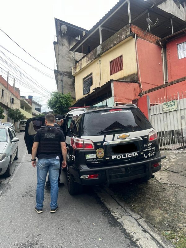 Integrantes de grupo criminoso que causou preju&iacute;zo de R$ 57 mil em Blumenau s&atilde;o presos em SP – Foto: Pol&iacute;cia Civil/Reprodu&ccedil;&atilde;o ND