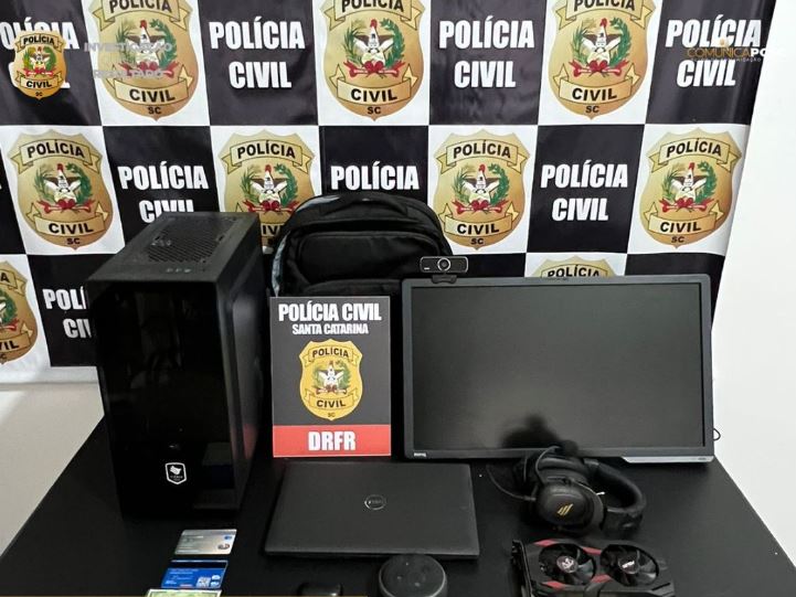 'Bandido ostentação' de furtos foi preso nesta sexta-feira (10), em Blumenau 