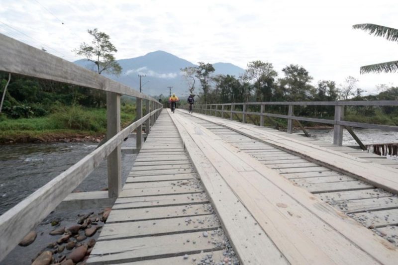 The bridge structure will no longer be made of wood – Photo: Joinville City Hall/Disclosure