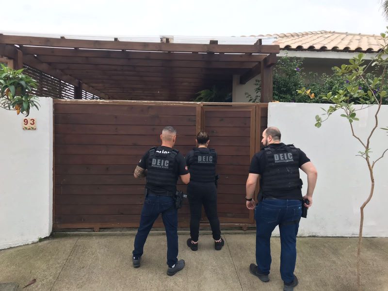 Pol&iacute;cia Civil come&ccedil;a 2&ordf; fase da Opera&ccedil;&atilde;o M&atilde;o Grande – Foto: Divulga&ccedil;&atilde;o/PCSC/ND