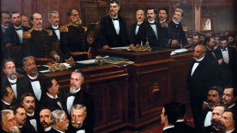 A Constituição de 1891 marcou o final da monarquia e o início da república, e foi inspirada na Carta Magna dos Estados Unidos