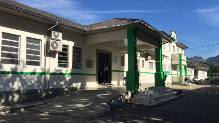 Fachada do Hospital Santa Teresinha, local em que o bebê foi encaminhado