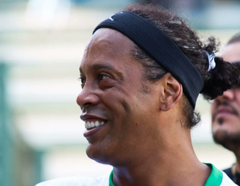 Ronaldinho Gaúcho esteve na Arena Joinville em 2022