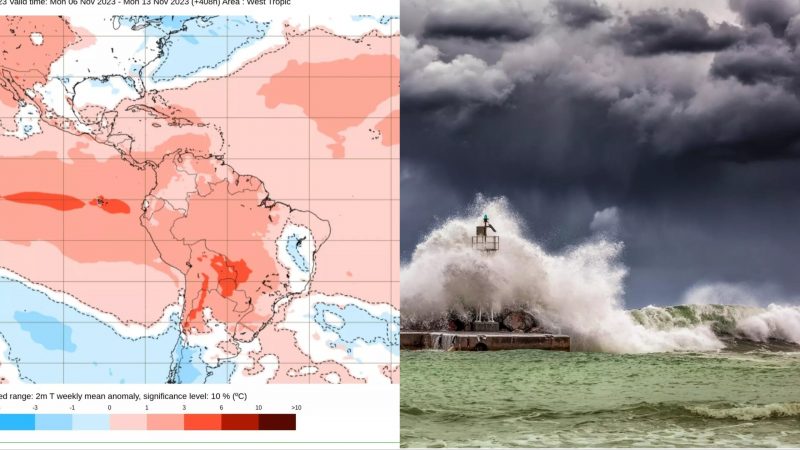 Racha t&eacute;rmico promete trazer chuvas e temporais acima da m&eacute;dia em novembro para o Sul do Brasil. – Foto: Montagem/Met Sul Meteorologia/Divulga&ccedil;&atilde;o/ND
