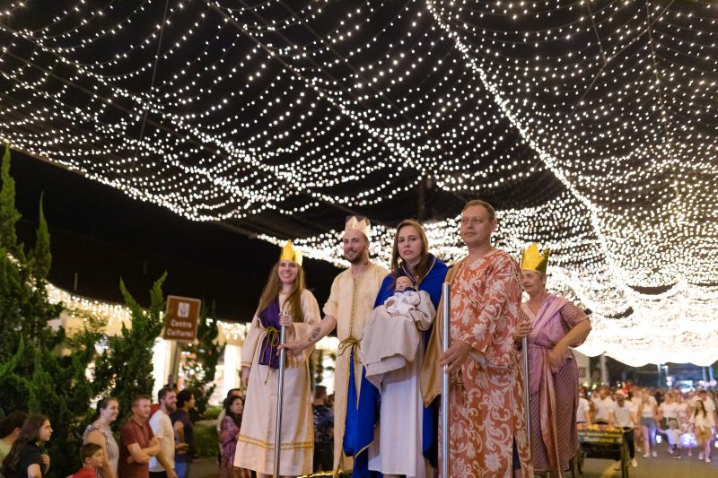 Tradicional túnel de luzes de Pomerode volta a ser atrações na Weihnachtfest - Dz fotografia/ND