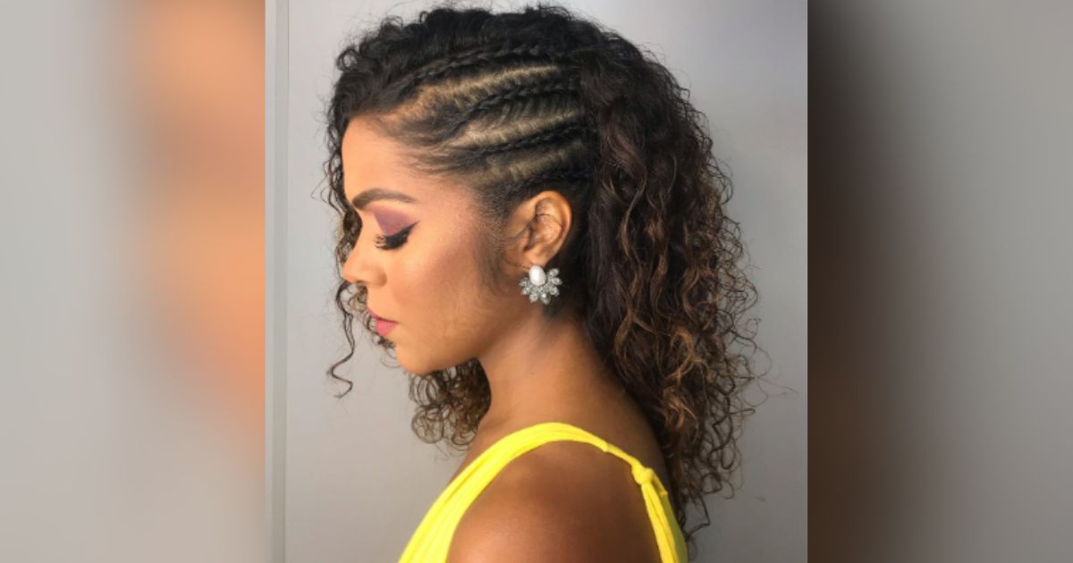 A side braid in a look can boost a woman's self-esteem.  The appearance adds sophistication and charm.  It is completely personalized and can be worn with any type of clothing.  Or with tighter braids for more 