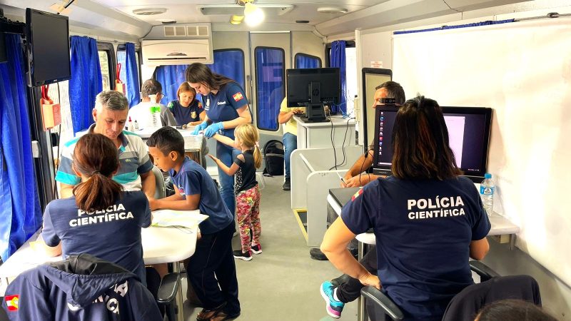 Primeiro balan&ccedil;o da passagem da unidade m&oacute;vel da Pol&iacute;cia Cient&iacute;fica por cidades afetadas pela enchente, como Tai&oacute; e Rio do Sul, foi divulgado nesta ter&ccedil;a-feira (7) – Foto: Pol&iacute;cia Cient&iacute;fica/Divulga&ccedil;&atilde;o/ND