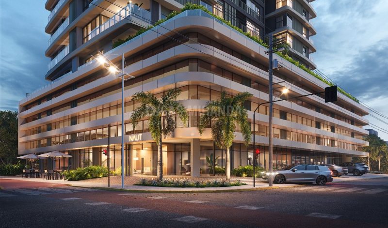 O Naut est&aacute; localizado no Centro de Balne&aacute;rio Pi&ccedil;arras e fica a apenas 200 metros da praia&nbsp;– Foto: Halsten Incorporadora/Divulga&ccedil;&atilde;o
