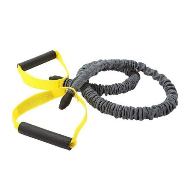 El&aacute;stico de resist&ecirc;ncia &eacute; outro item para atividades em casa (Foto: Divulga&ccedil;&atilde;o)