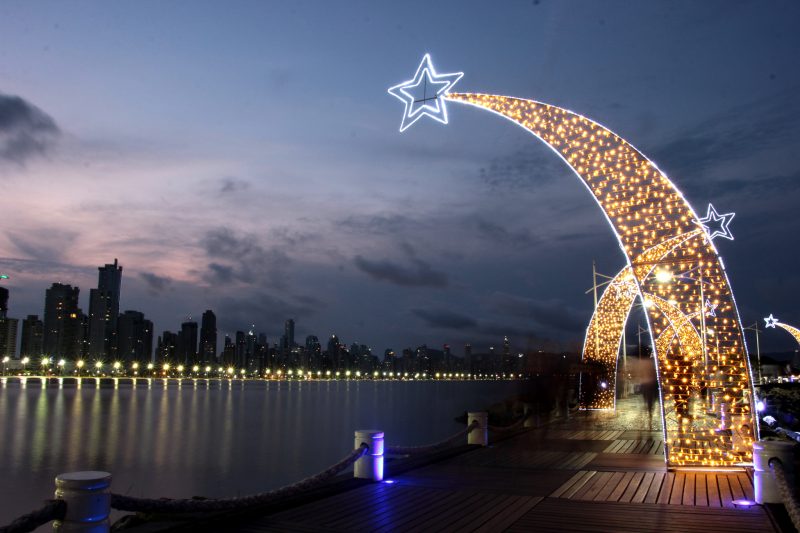 Estrela de Natal na Barra Sul de Balneário Camboriú